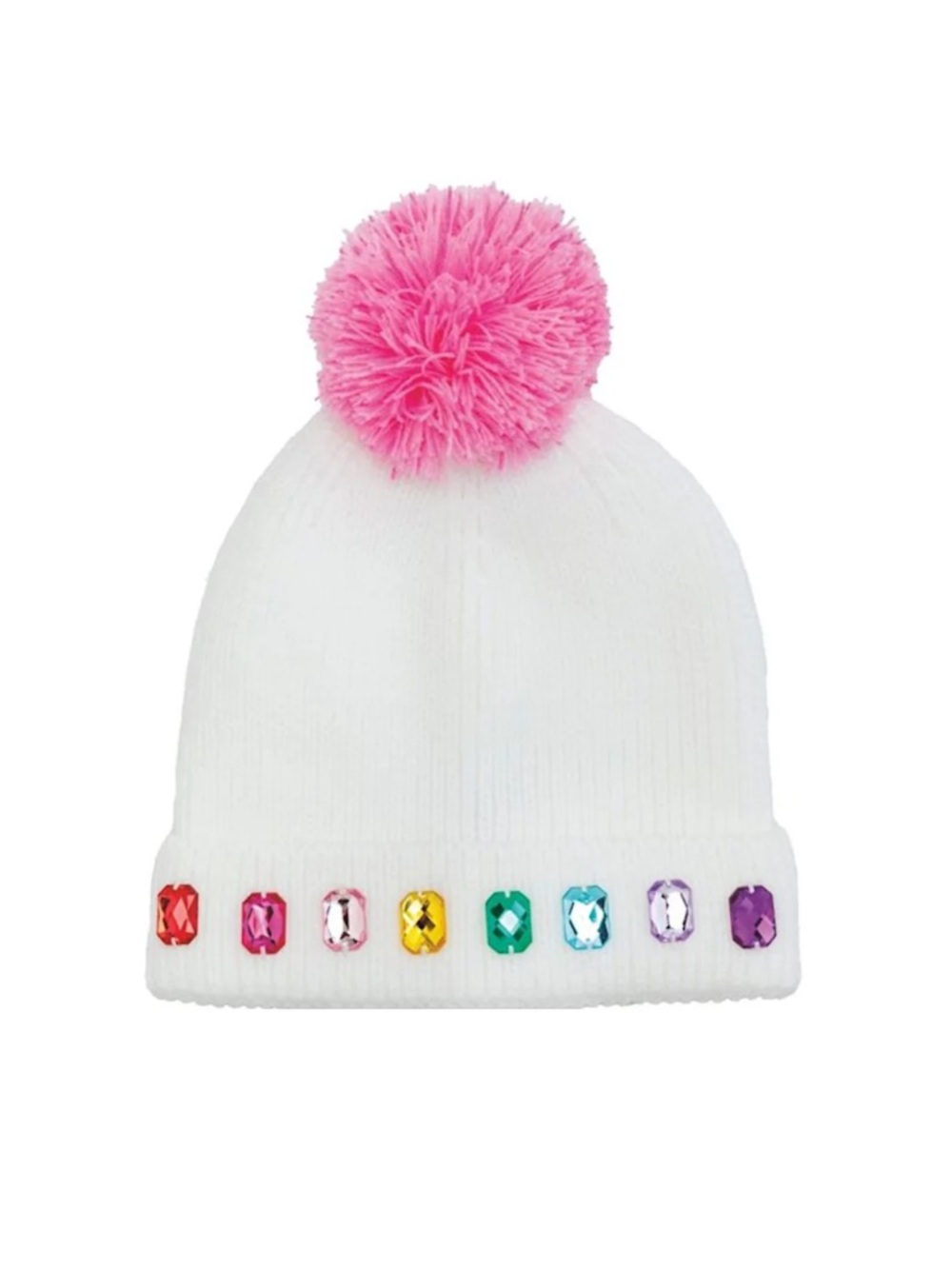Mud Pie GIRLS RHINESTONE BEANIE HAT